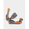 Wiązanie snowboardowe Drake Fifty Dark/Grey/Orange  2026