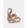 Wiązanie snowboardowe Drake Queen Sand/White