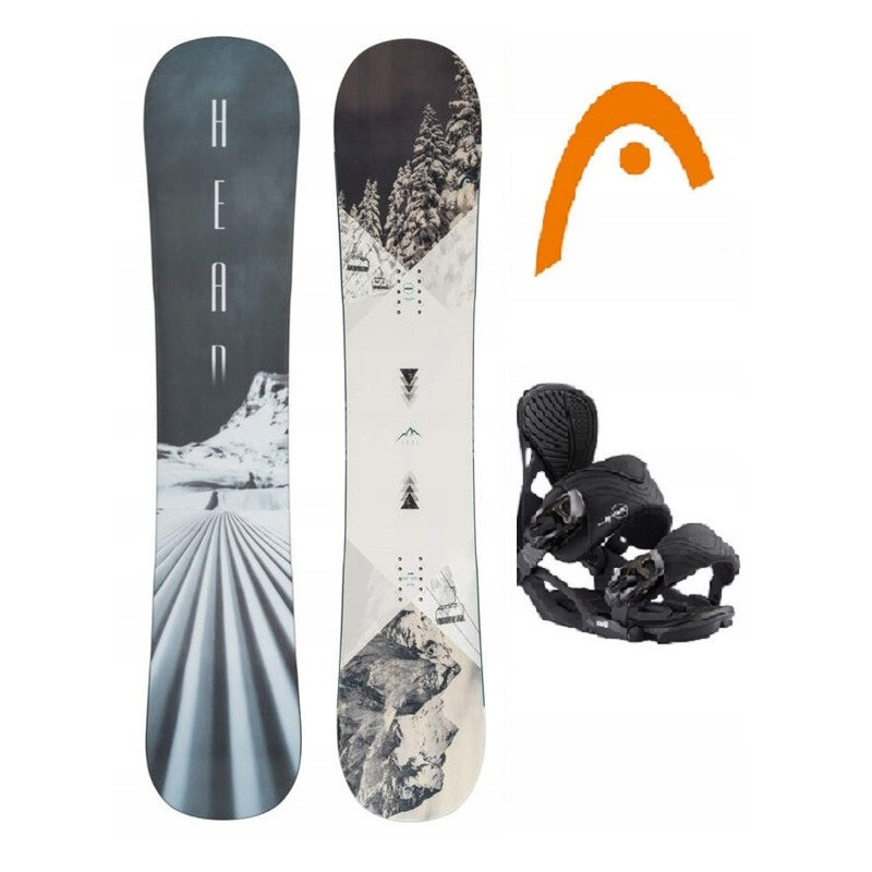 Zestaw snowboardowy Head True 2.0 Grey + Head Nx One