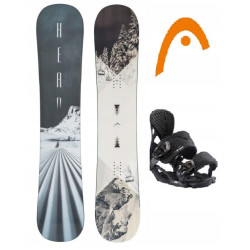 Zestaw snowboardowy Head True 2.0 Grey Wide +Head Nx One