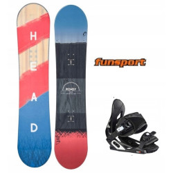 Zestaw snowboardowy Head Rowdy Junior + Head P Jr + gratis