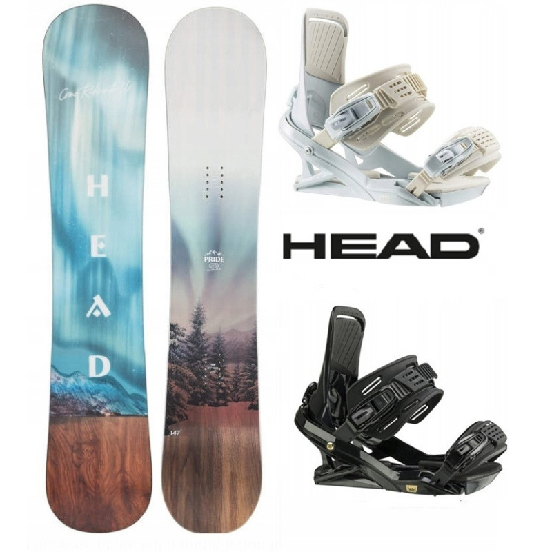 Zestaw snowboardowy Head Pride 2.0 Camba Aurora + Head FX Fay LYT + gratis