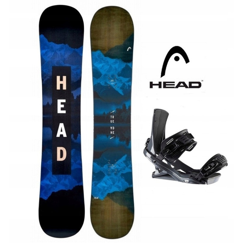 Zestaw snowboardowy Head True 2.0 Blue Wide + Head Fx One LYT + gratis