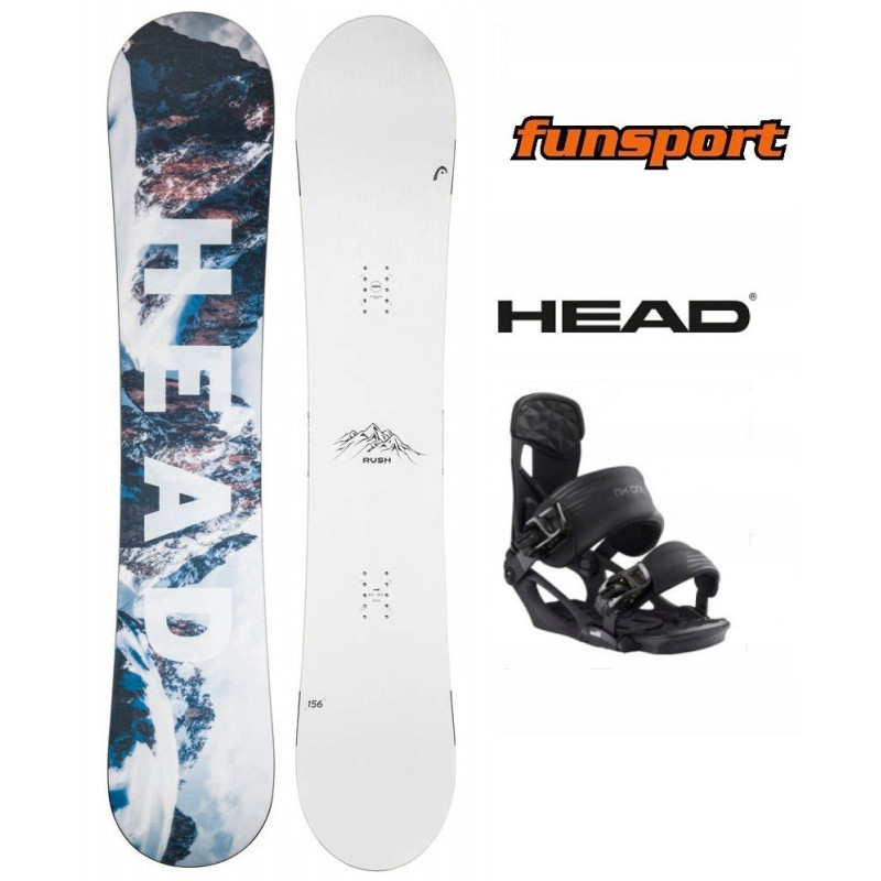Zestaw snowboardowy Head Rush White + Head Nx One + gratis