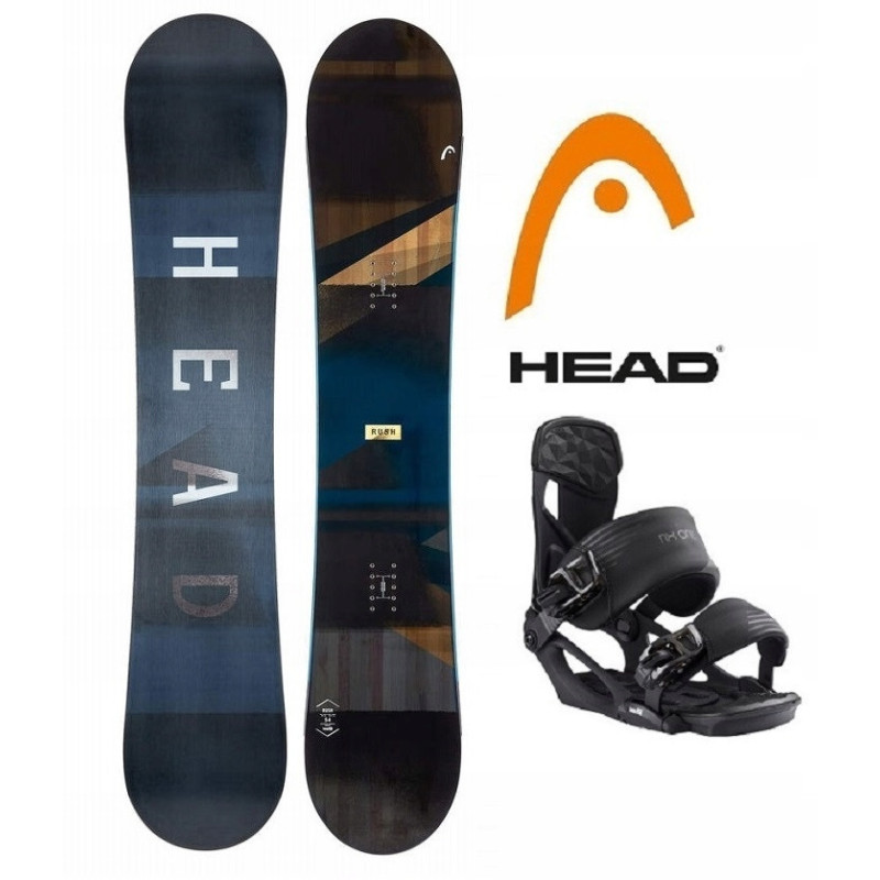 Zestaw snowboardowy Head Rush Black + Head Nx One + gratis