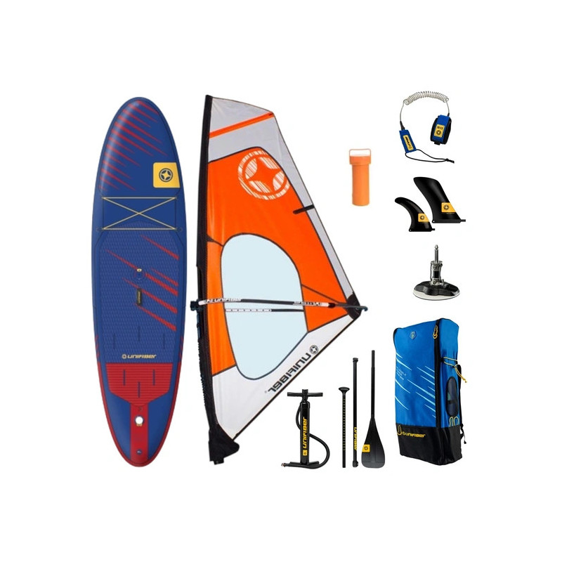 Zestaw Windsurfingowy Windsup Unifiber Deska Oxygen SL 10'7'' + Pędnik XO Sails Dacron 3.5