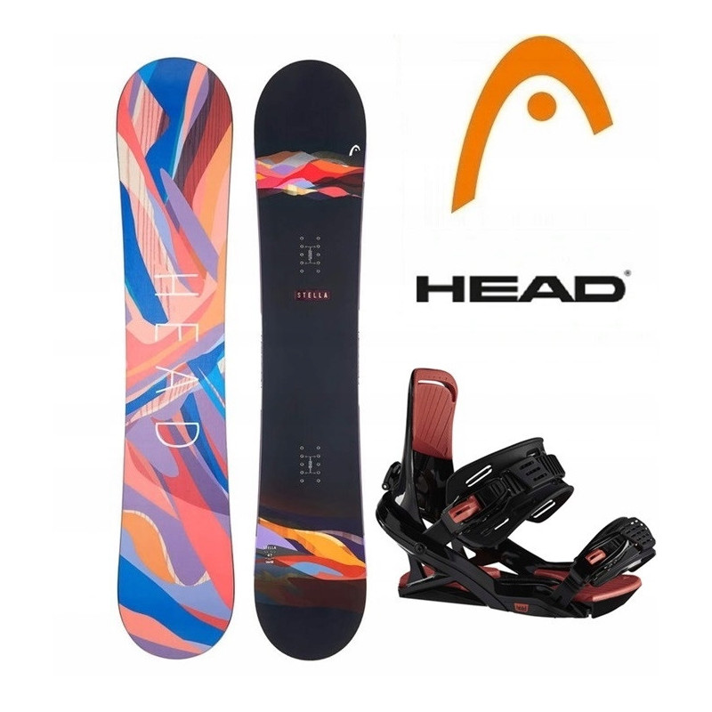 Zestaw snowboardowy Head Stella Black + Head FX Fay LYT + gratis