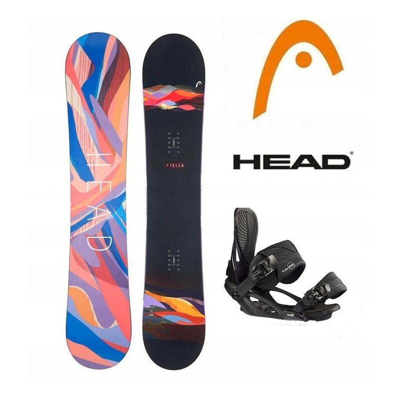 Zestaw snowboardowy Head Stella Black + Head NX Fay + gratis