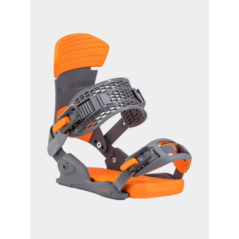 Wiązanie snowboardowe Drake Fifty Dark/Grey/Orange  2026